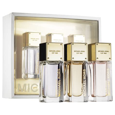 michael kors white perfume gift set|michael kors perfume sample set.